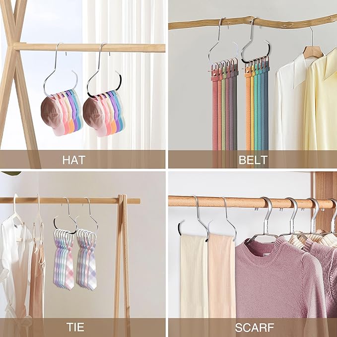 2pcs Hat Rack for Closet, Hat Organizer for Baseball Caps Durable Hat Storage for Baseball Caps Keeps Caps Organized, Hat Storage Organizer