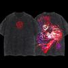 Jujutsu Kaisen Choso Anime Printed Clothing Men Women Washed Cotton T-shirts Short Sleeve Vintage T Shirt Oversized Streetwear