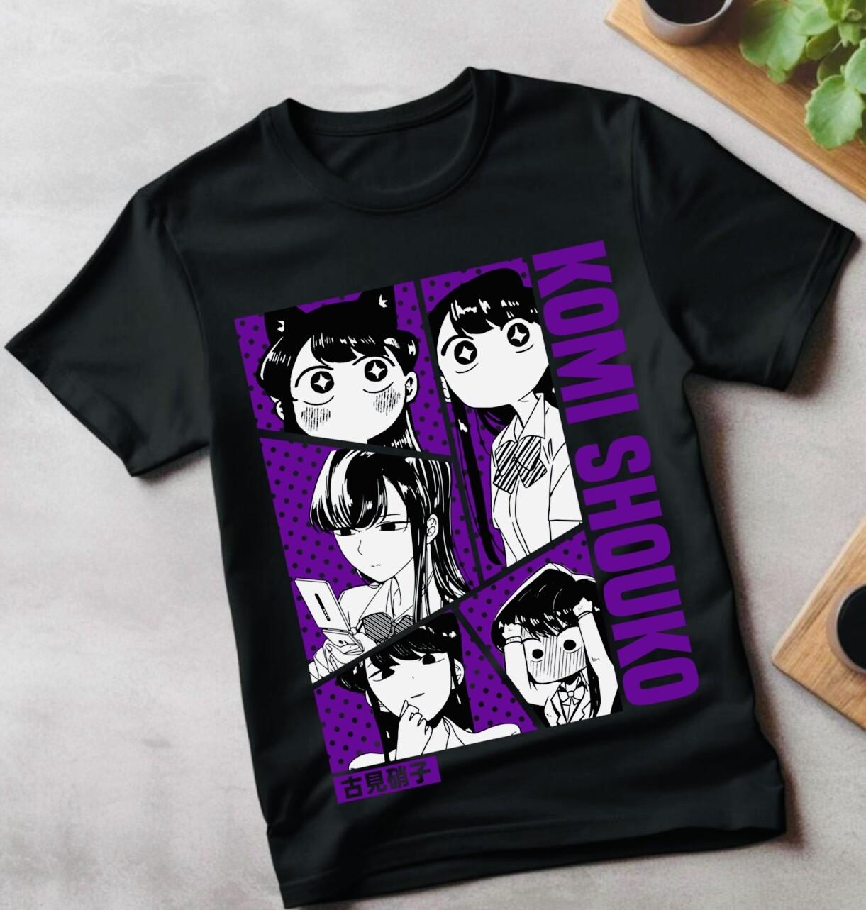Komi Can t Communicate T-shirt Shouko Komi Anime new Graphic Tee girls gift S