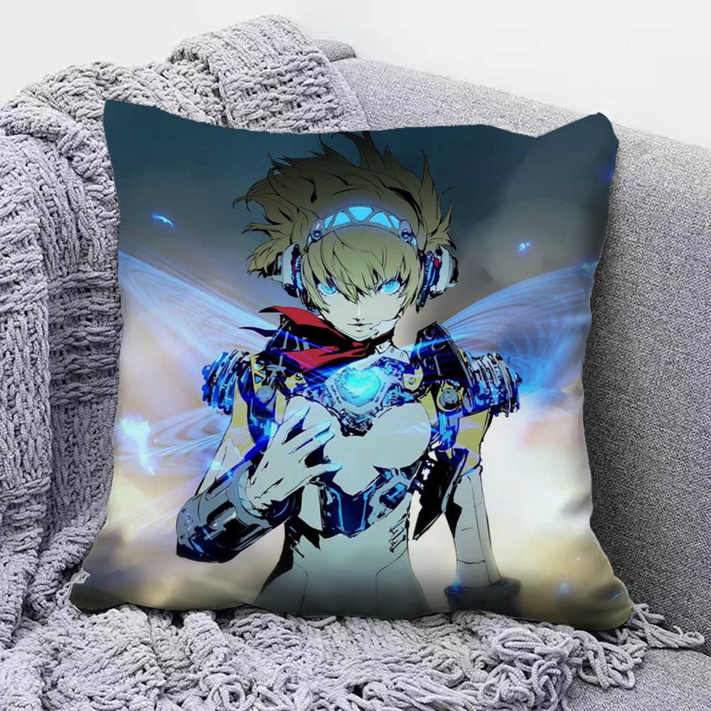 Makoto  Persona  Aigis P Home Sofa Cushion Covers and Aecorative Custom Pillow Covers