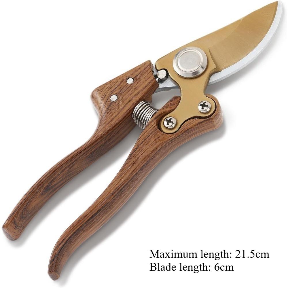 

1 шт. ручной секатор для фруктовых деревьев, секатор для цветов из углеродистой стали, сверхпрочный садовый секатор, для обрезки растений