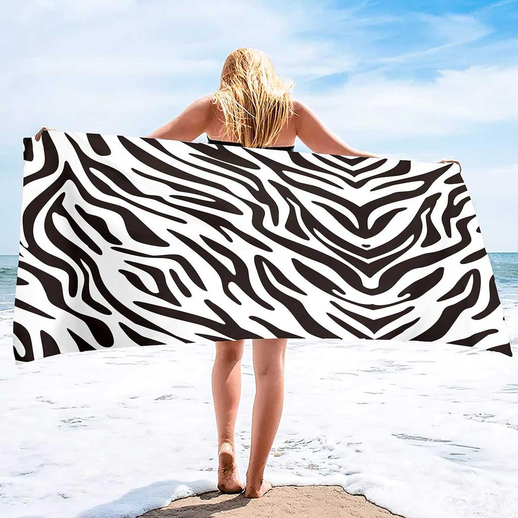1pc Bow shaped beach towel, ultra-fine fiber quick drying absorbent large beach towel, beach vacation swimming