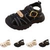 Kids Soft Sole Sandals Sport Style Open Toe Beach Shoes Adjustable Hook and Loop Closure Non Slip Lightweight Outdoor Footwear