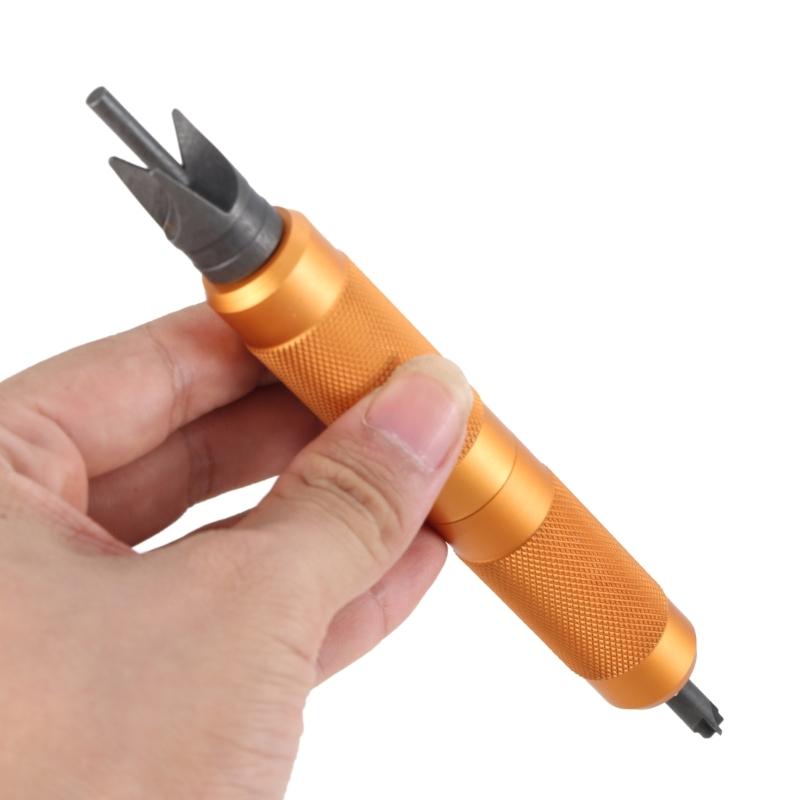Deburring Tool Heavy Duty Deburring Tool for Metal Resin PVC Pipe Copper Plastic and 3D Printing Edges Burr Reamer Tool