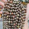 Natural Crystal Round Double Turtle Faceted Beads, 8mm & 10mm, Semi-finished DIY Jewelry