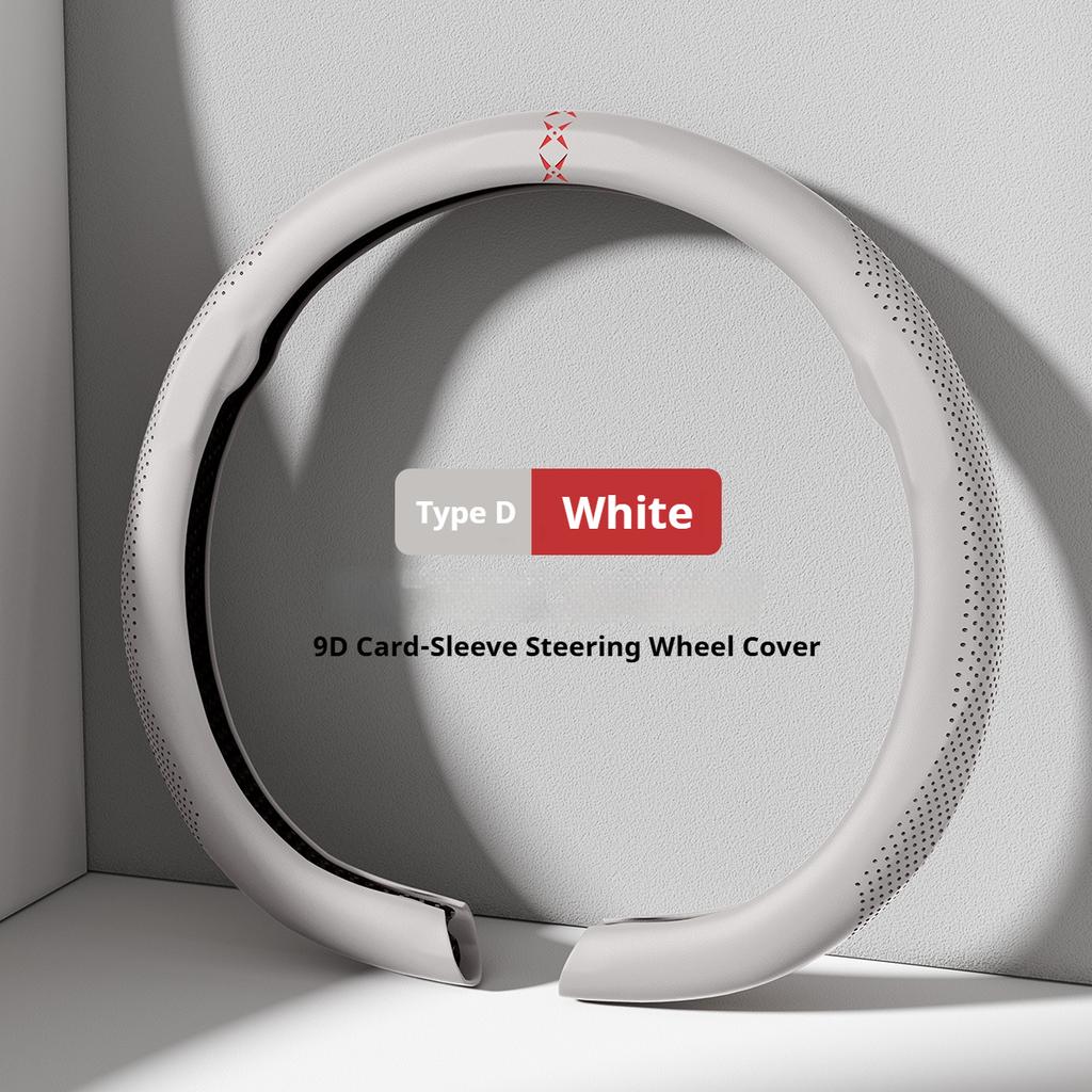 For Chery Exeed TX Nappa Leather Grain Car Steering Wheel Cover Breathable and Anti Slip Accessories Interior Accessories