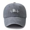 A Stylish And Versatile Printed Baseball Cap Suitable for Both Men And Women Featuring a Classic Retro Washed Design This Ligh
