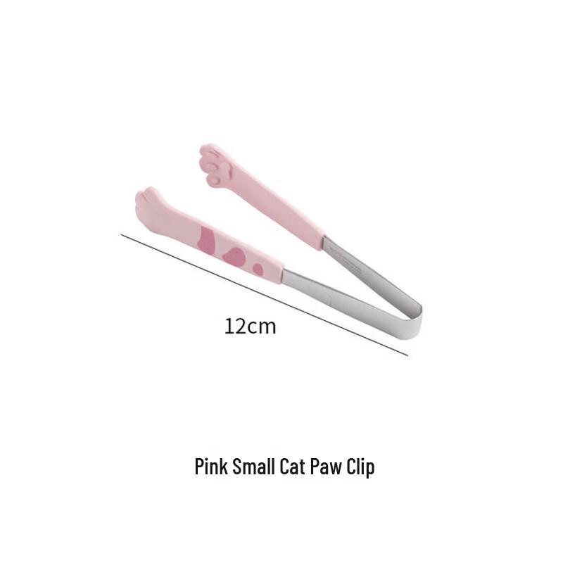 Cute Cat Paw Stainless Steel Food Tongs