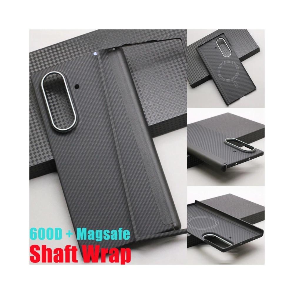Business Sle Matt Hart Kevlar Aramid Kohlefaser Magnetische Handyhülle für Samsung Galaxy Z Fold 7 Magsafe Kabelloses Laden Stoßfest Schutzhülle