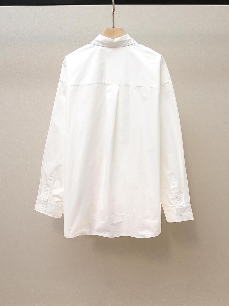 Elegant Autumn Rose Lapel Shirt for Women