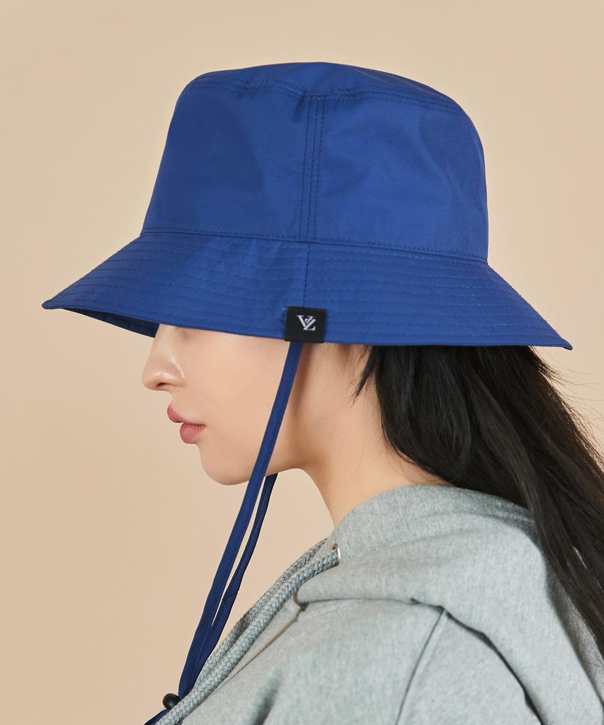 Bajal Waterproof String Bucket Hat Navy