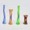 Cat Spring Toy Sticks 10 Pack Foldable Vibrant Colored Interactive Toys for Cat Indoor Outdoor Play Activities