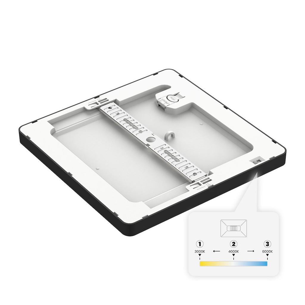 Plafon Evora Led Czarny Milagro Ml1795