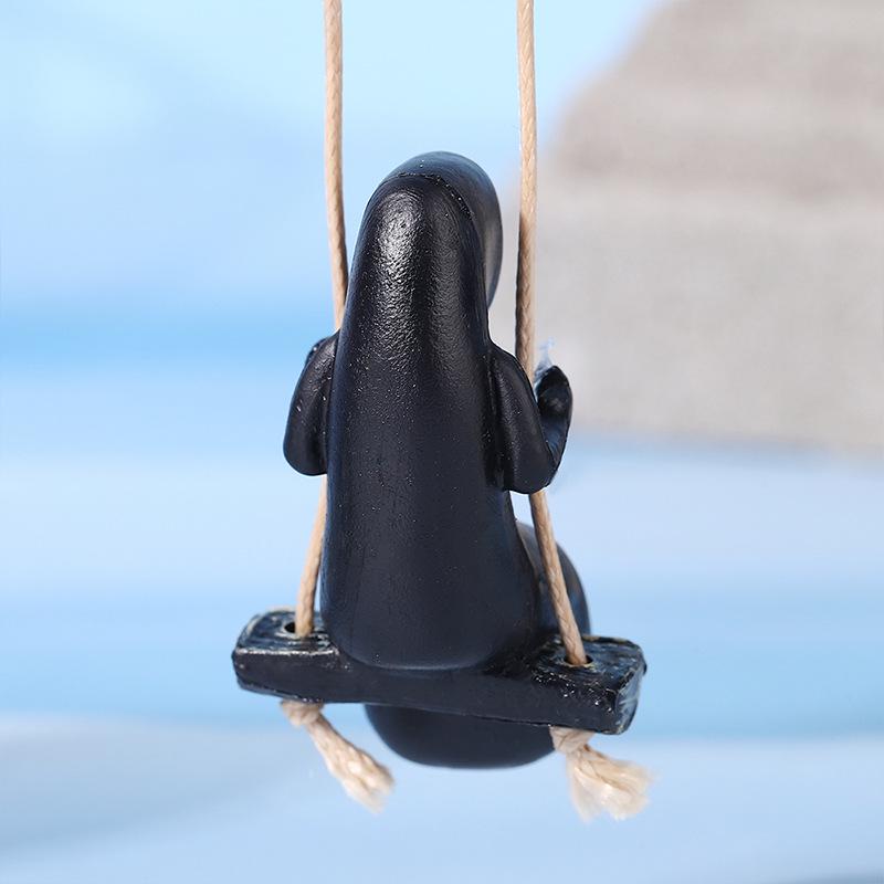 Spirited Away No-Face Man Car Hanging Ornament - Popular TikTok Rearview Mirror Decoration