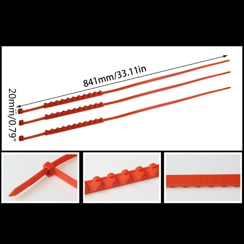 10 pcs Winter Anti-skid Chains for Car Snow Mud Wheel Tyre Thickened Tire Tendon