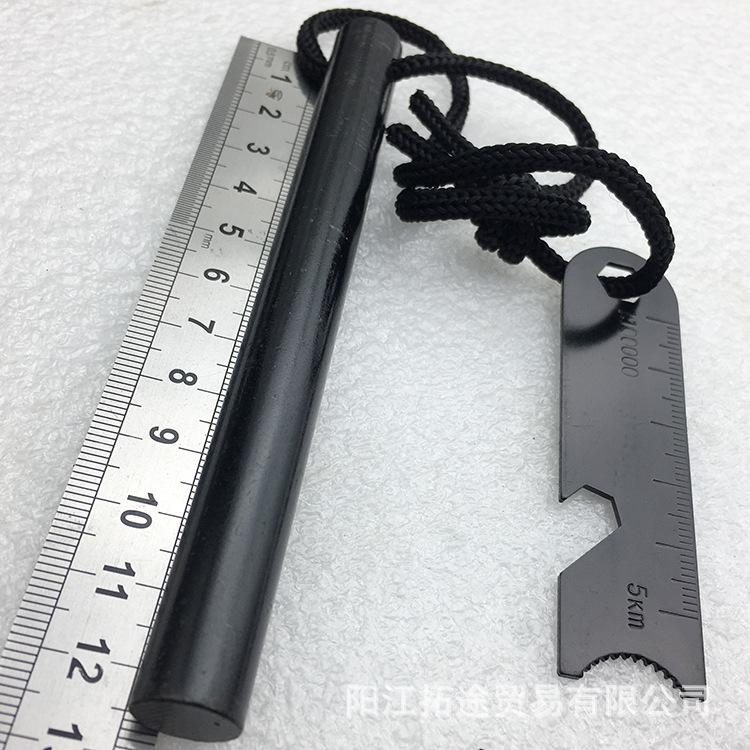 Magnesium Fire Starter Kit: Flint Striker, Fire Stick, Steel Scraper