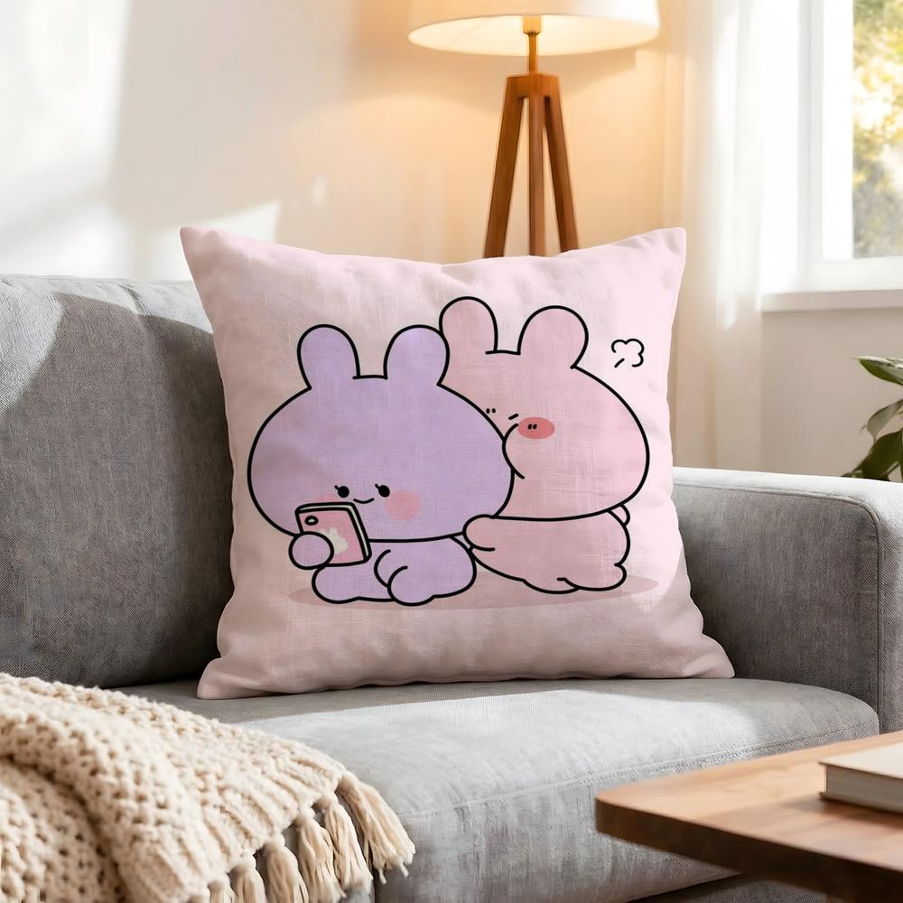 Star Asamimichan Cushion Cover 1Pcs Decorative Covers Soft Cushion Case For Sofa Couch Decor 40X40 45X45 Pillowcases