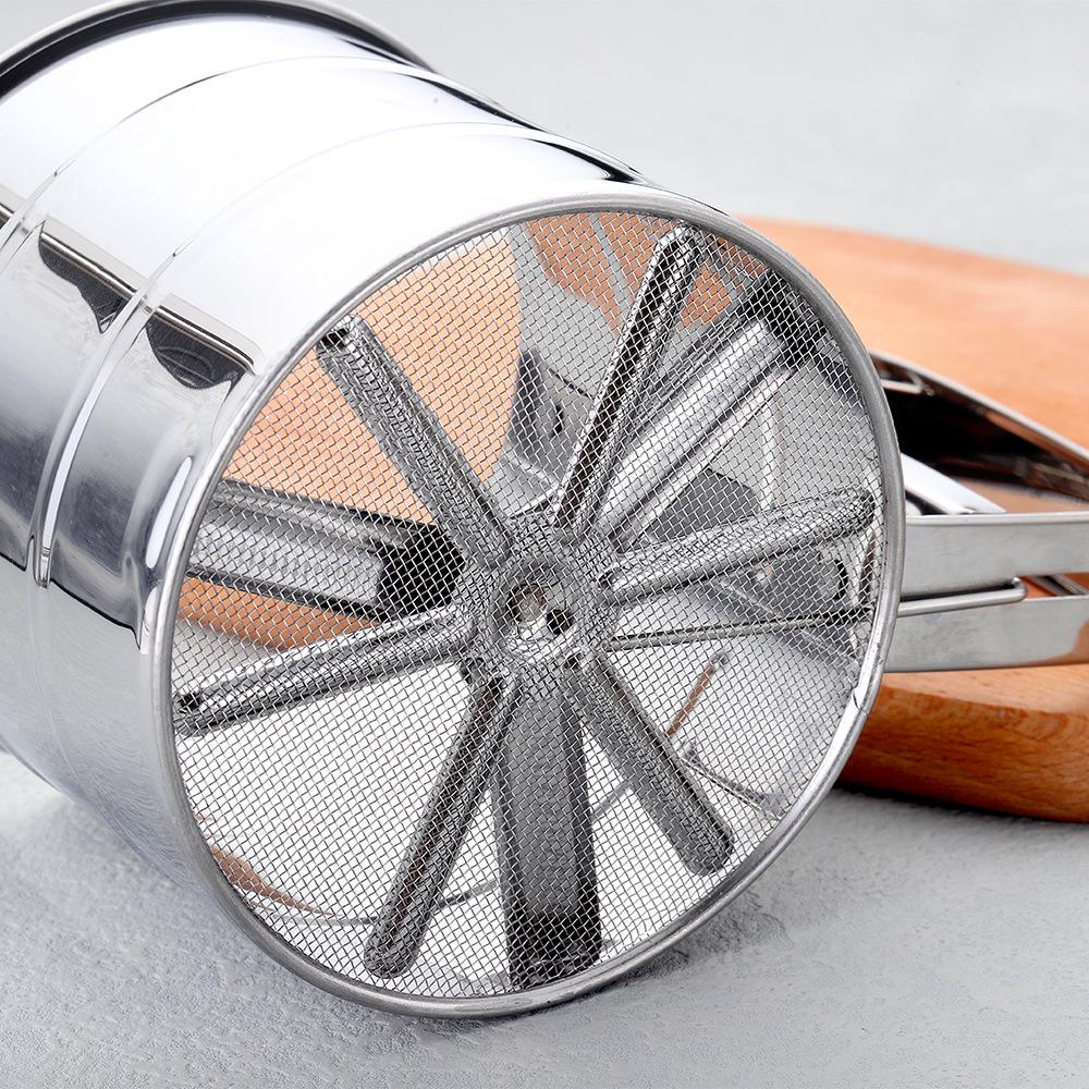 Small Stainless Steel Semi-Automatic Flour Sifter with Scale