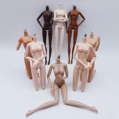1/6 Female Body Toy Joints Movable 8 Colors Luly Body Figure Super White Beige Coffee Black Brown Doll Body