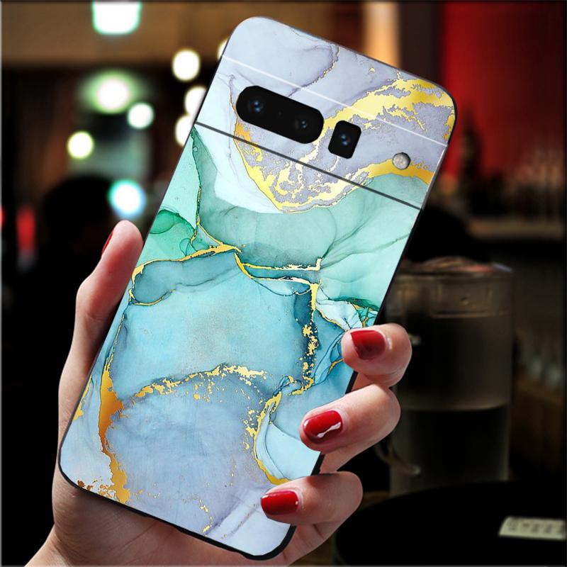 Phone Case For Google Pixel 10 Pro XL 9 Pro XL 9A 8 7 6 Pro Pixel 8A 7A 6A Pixel 8 7 6 5 Marble