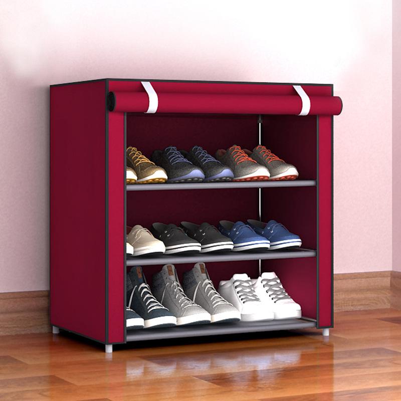 F-Style Dustproof Shoe Cabinet: Multi-Layer Cloth Cabinet & Storage Rack for Shoes