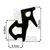 Seal for PVC windows S-1126 VEKA BROWN 1m