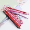 Colorful 12Pcs Hb Pencils With Heart Erasers, Kids School Supplies For Valentine Halloween Easter Classroom Rewards