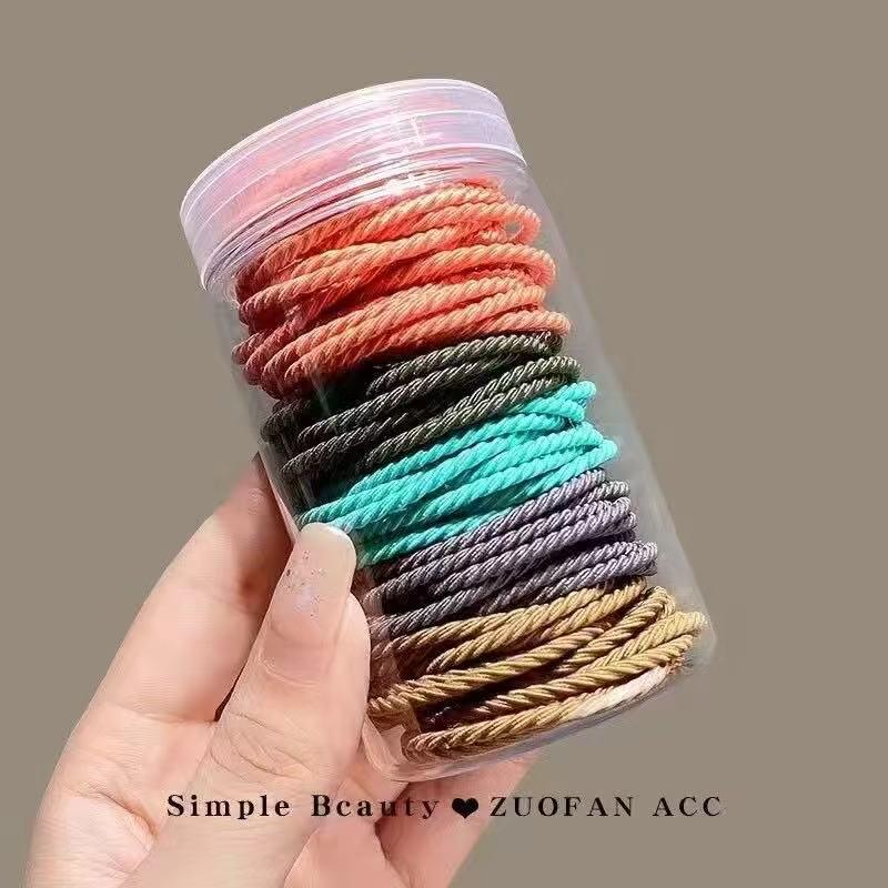 Koreanischer Stil Dünnes Haargummi: Einfaches Damen-Stirnband mit kleinem Gummiband für einen schicken Look