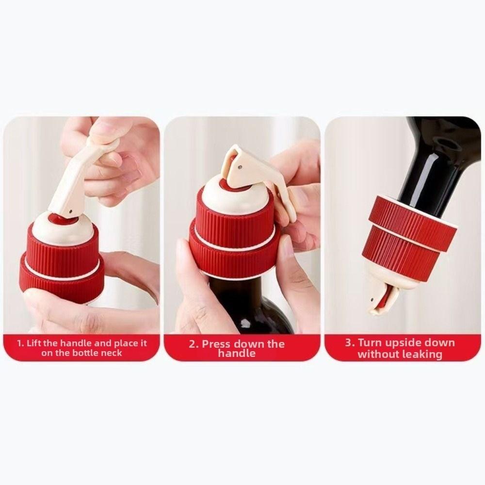Sealed Wine Stopper Universal Champagne Sealer Bar Bottle Accessory Beverage Preserver  Pub