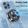 Auto Clamp Vent Mount Holder Smart Cooling Chip Magnet Wireless Car Charger with TEC Cooling for Smartphone Mobile Accessories