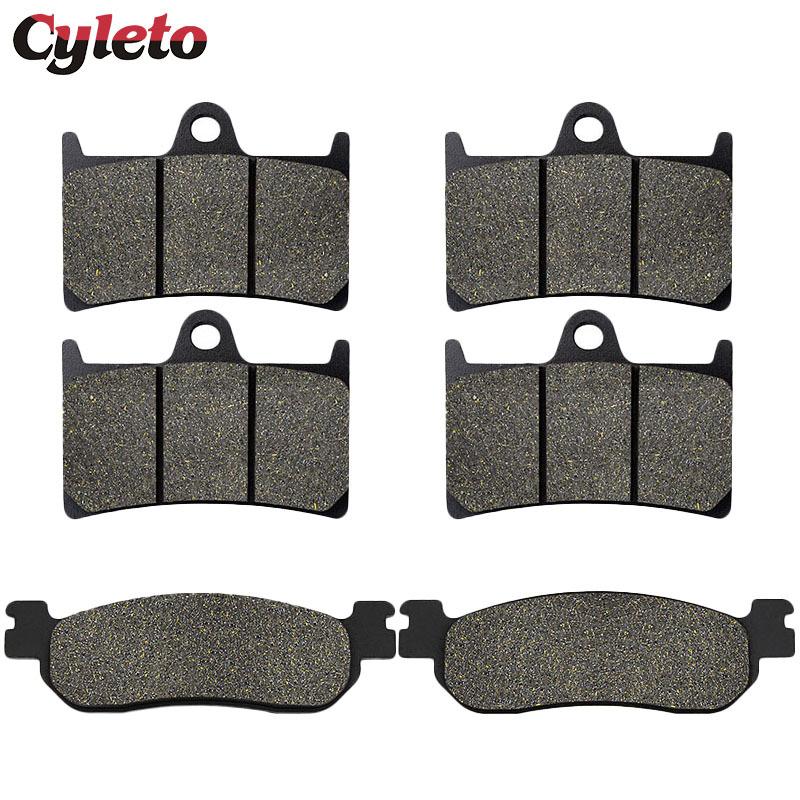 Motorcycle Front Rear Brake Pads for Yamaha YZF600 YZF600R YZF 600 YZFR6 YZF R6 YZF-R6S 1999-2002 YZF1000 YZFR1 YZF R1 2002 2003