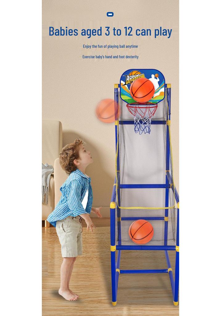 Portable Indoor/Outdoor Basketball Hoop and Shooting Machine for Kids