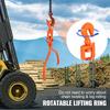 VEVOR Log Skidding Tongs, 18 Inch 2 Claw Log Lifting Tongs, Heavy Duty Rotating Steel Lumber Skidding Tongs, 772 Lbs/350 Kg Loading Capacity