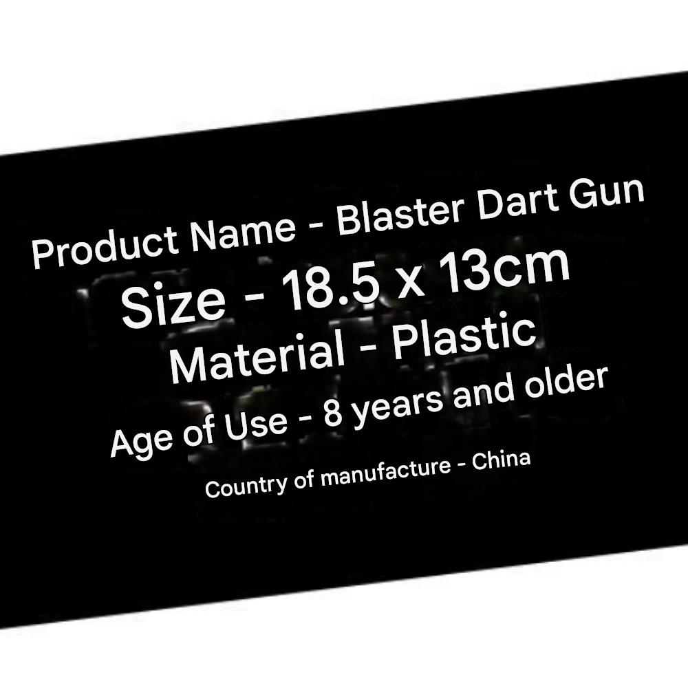 1 Set of Blaster Dart Gun Toys