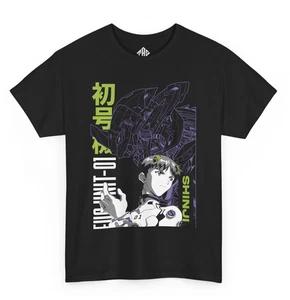 Neon Genesis Evangelion Anime Tee Shinji Ikari & EVA Unit 01 T-Shirt