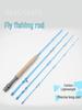 5/6# Carbon Fly Fishing Rod, 4-Section Portable UL Ultra-Soft Lure Stream Rod for European and American Fly Fishing