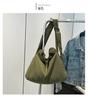 Leisure Large Capacity Bag, Women's New Fashionable Nylon Cloth Shoulder Crossbody Bag, Simple Commuting Tote Bag