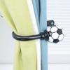 1Pc Wall Mounted U Shape Football Curtain Hold Backs Tie Hook Holder Home Decor