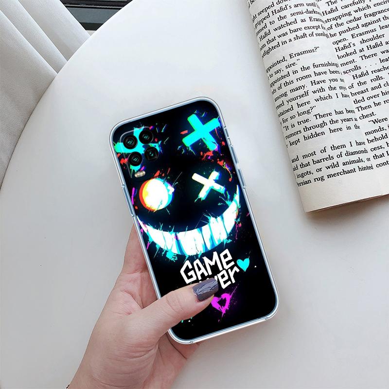 QE30 Game Over Transparent Phone Case for Samsung Galaxy A04 A04S A14 A23 A34 A54 M23 M33 M52 M53