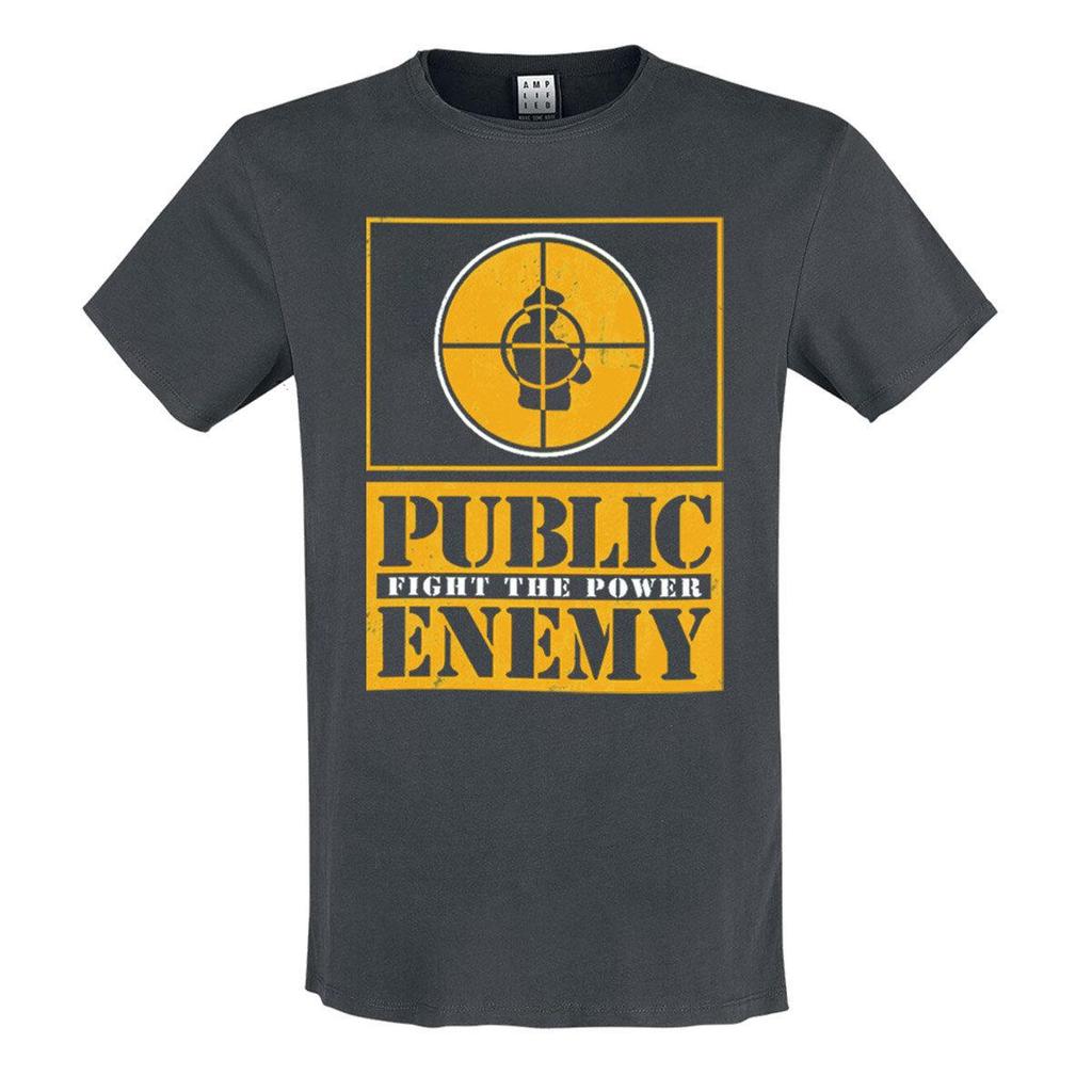 Amplified Unisex Adult Fight The Power Public Enemy T-Shirt