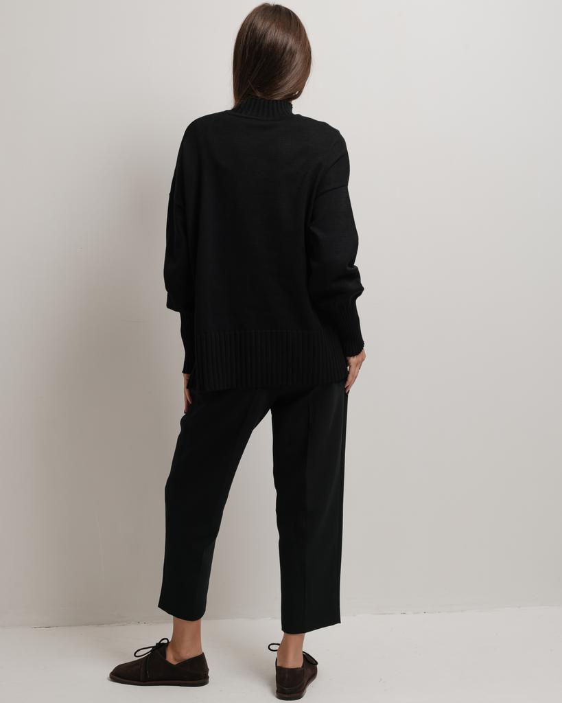 Women's Sweater Of White 10005 42 Black