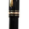 Excellent MONTBLANC fountain pen Meisterstck white star Black gold 18K mens Used