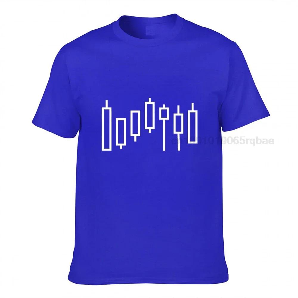 Candlestick Chart Day Trader Forex Stock Trading Tshirt Printed On Tshirts For Unisex Cotton Tops Shirts Street Retro