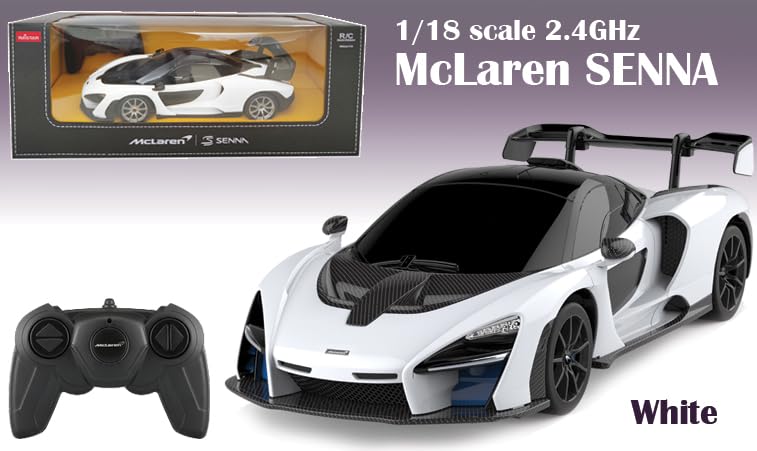DOYUSHA 2.4GHz 1/18 McLaren Senna White Electric Radio Control No.96300WHITE