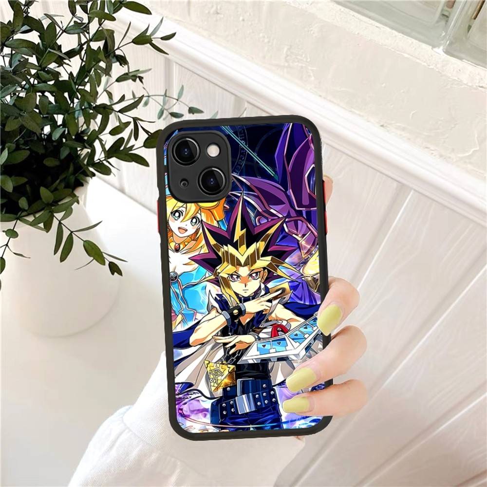 

Amine Yu Gi Oh Classic Matte Transparent Phone Cover For IPhone Case 16 15 14 13 12 11 Pro Max X XS Max Plus iphone 15 plus