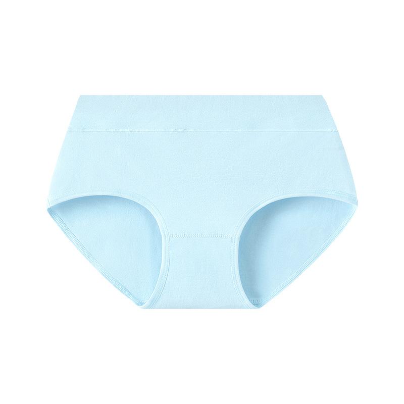 Однотонное нижнее белье средней посадки из чистого хлопка женское большого размера женское нижнее белье из чистого хлопка удобное женское нижнее белье M