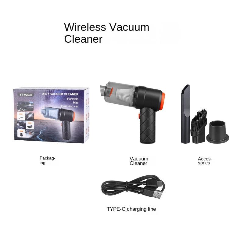 

3 в 1 Интегрированный всасывающий и выдувающий пылесос Комбинированный пылесос USB Зарядка Маленький автомобильный бытовой пылесос #2 как