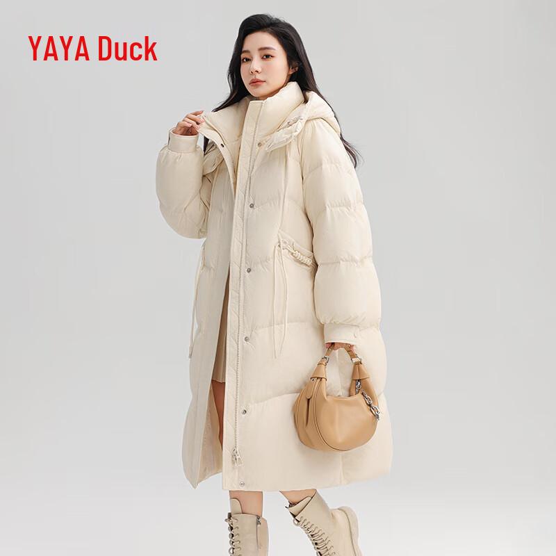 

Женское пуховое пальто средней длины с капюшоном Yaya L