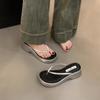 Shoes for Women Outside Slides Height Unique Shoe Summer Woman Flip Flops Slippers Footwear Casual Original on Sale 2025 Sandals
