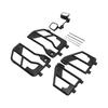 313mm Wheelbase Tube Doors Rear View Mirror Unassembled Kit for RC Car Body Shell